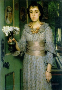  Tadema Galerie - Portrait d’Anna Alma Tadema romantique Sir Lawrence Alma Tadema
